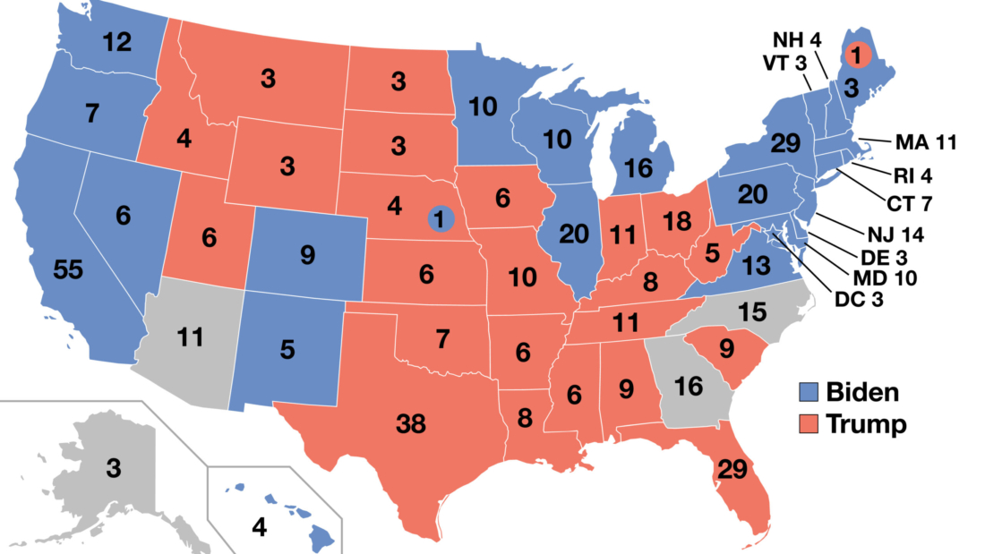 Resultados electorales EEUU 2020