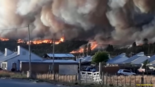 incendio sur patagonia
