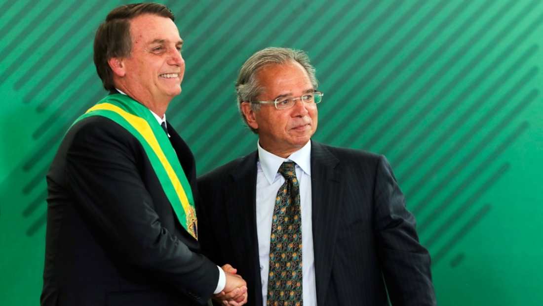 bolsonaro y ministro economía brasil