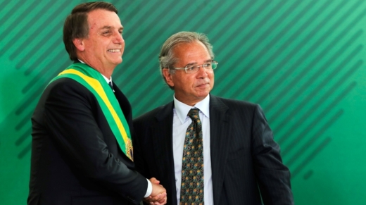 bolsonaro y ministro economía brasil