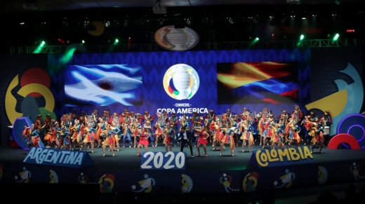 presentación copa américa argentina colombia