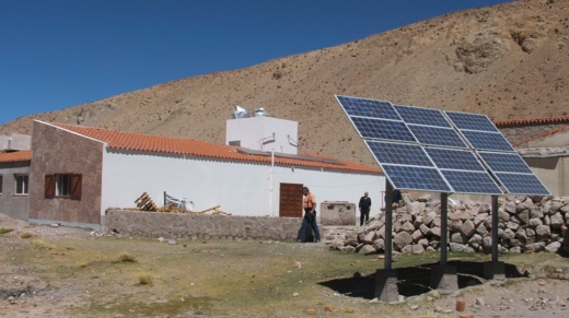 escuela rural panel solar