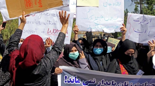 protesta mujeres afganistan