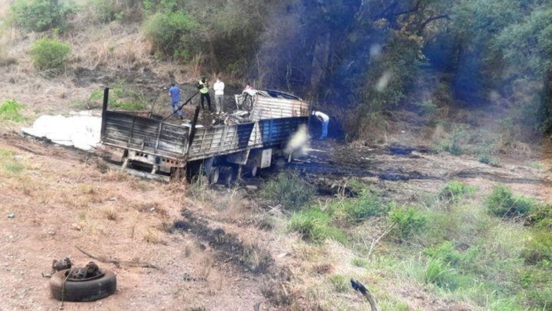 Accidente camión Ruta 34