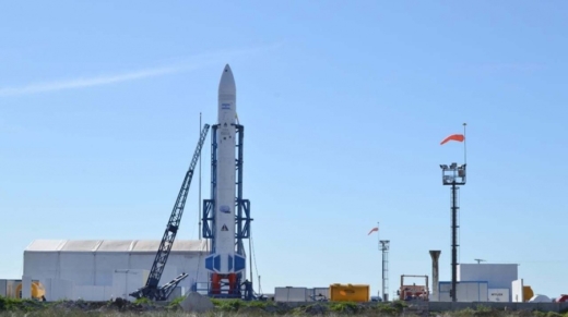 El lanzamiento del cohete experimental VEX 5 en el Paraje La Capetina, cerca de Punta Indio. (Foto: CONAE)
