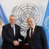 Alberto con la ONU