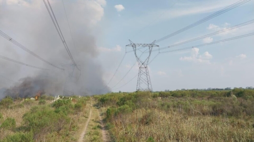 Incendio corte de luz