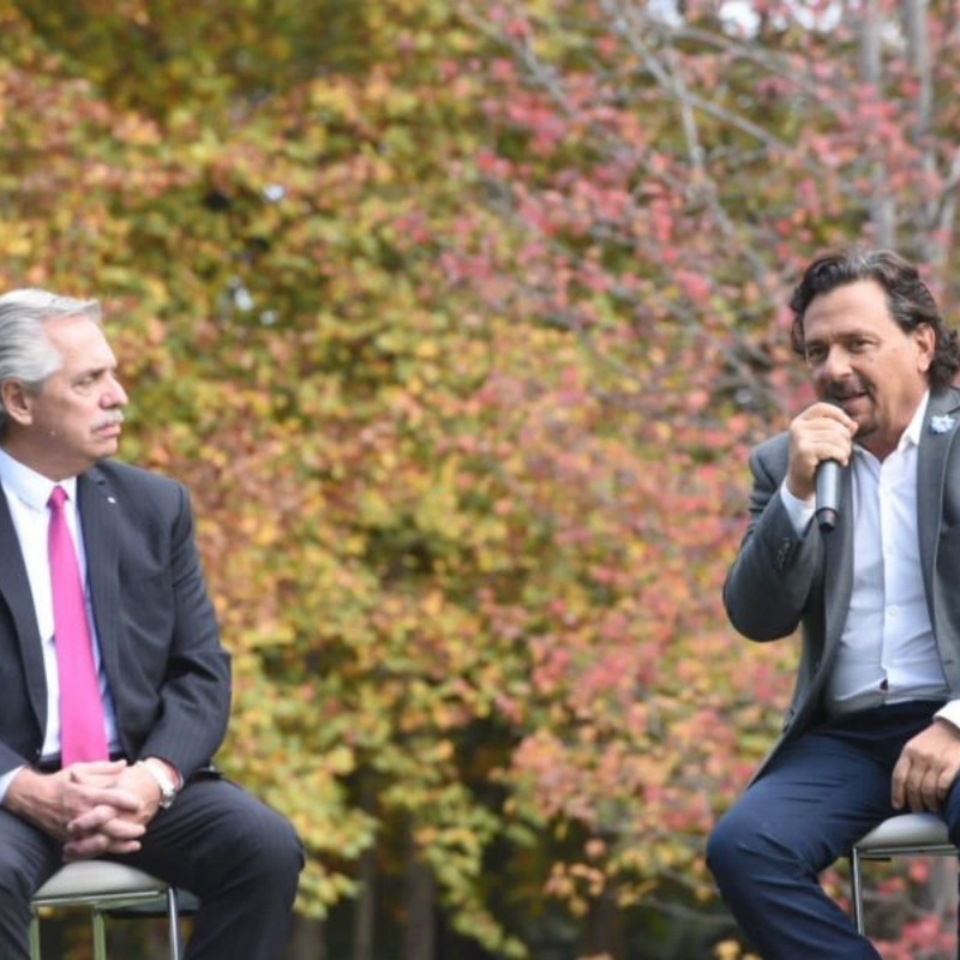 Alberto con Sáenz