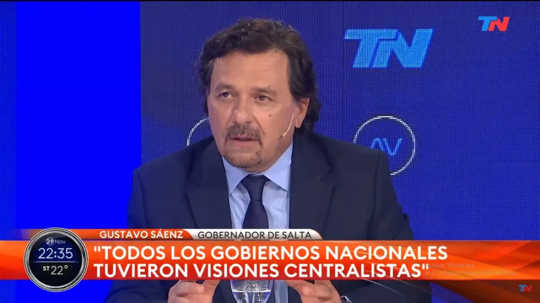 Sáenz en TN