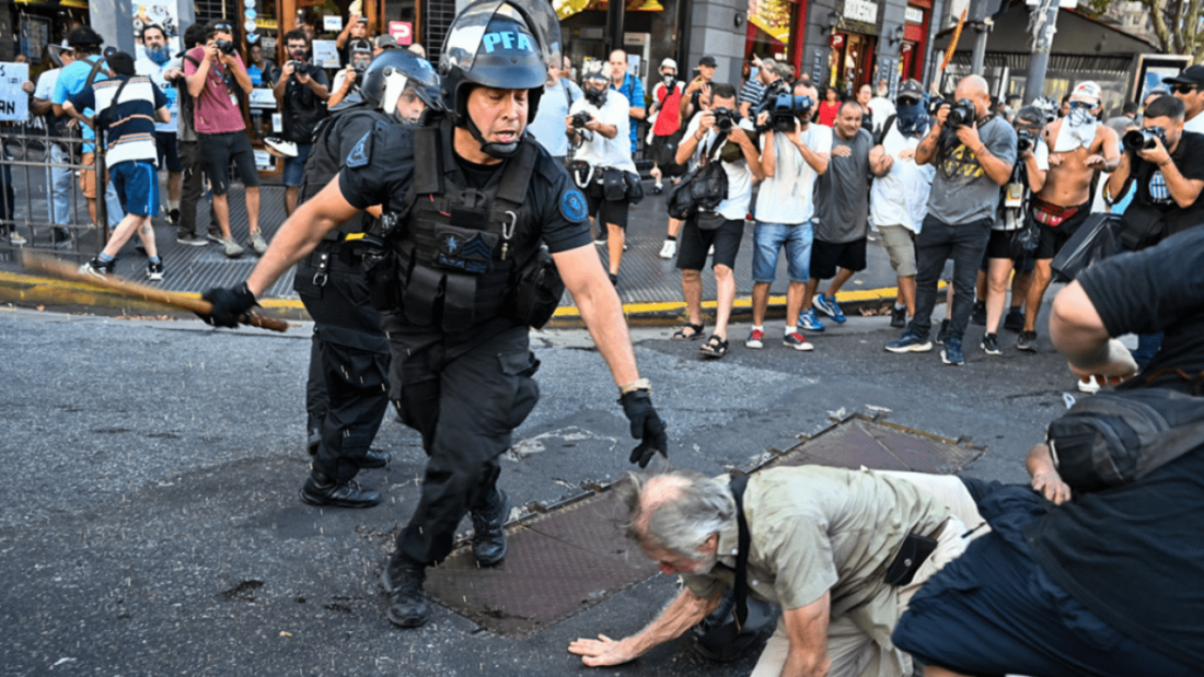 Represión Jubilados