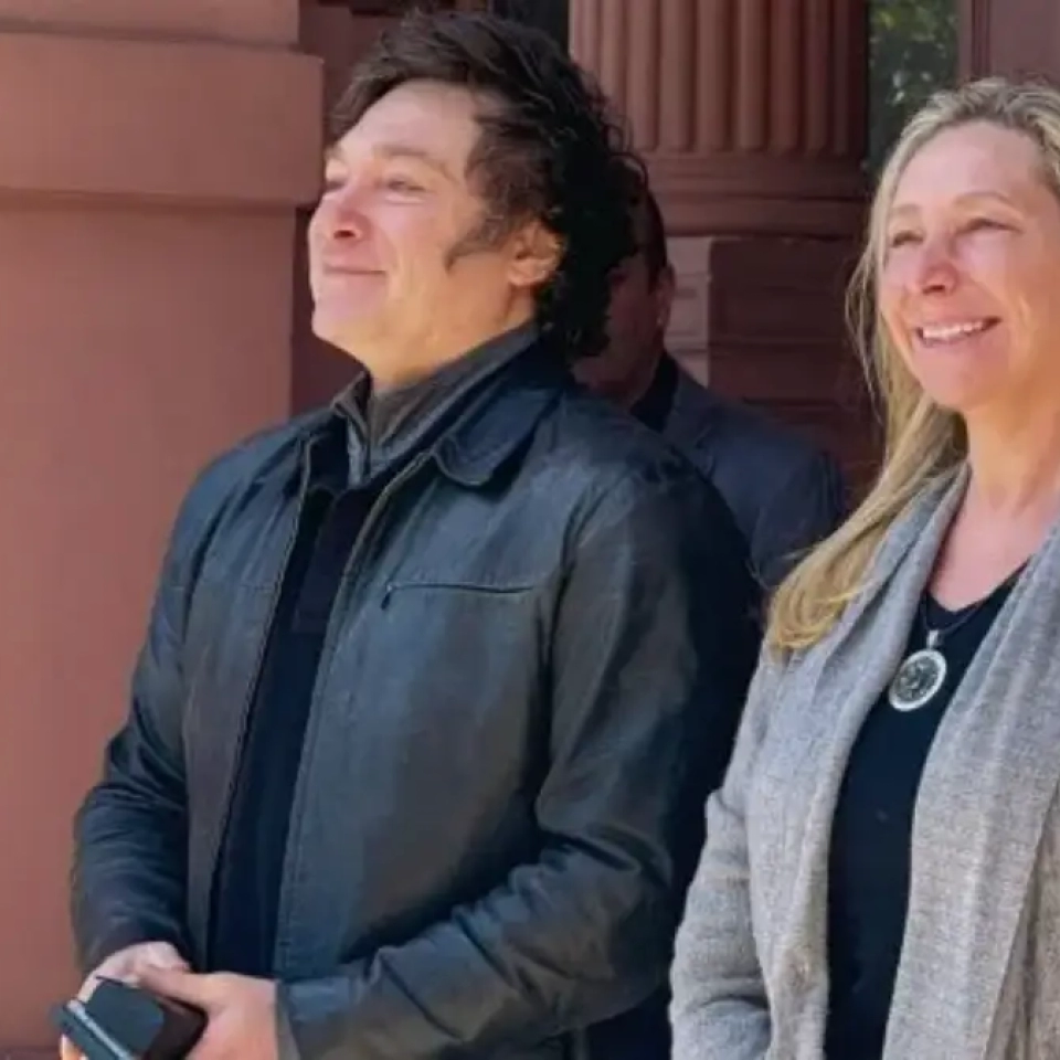 Javier y Karina Milei