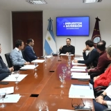 Emiliano Durand con mineros