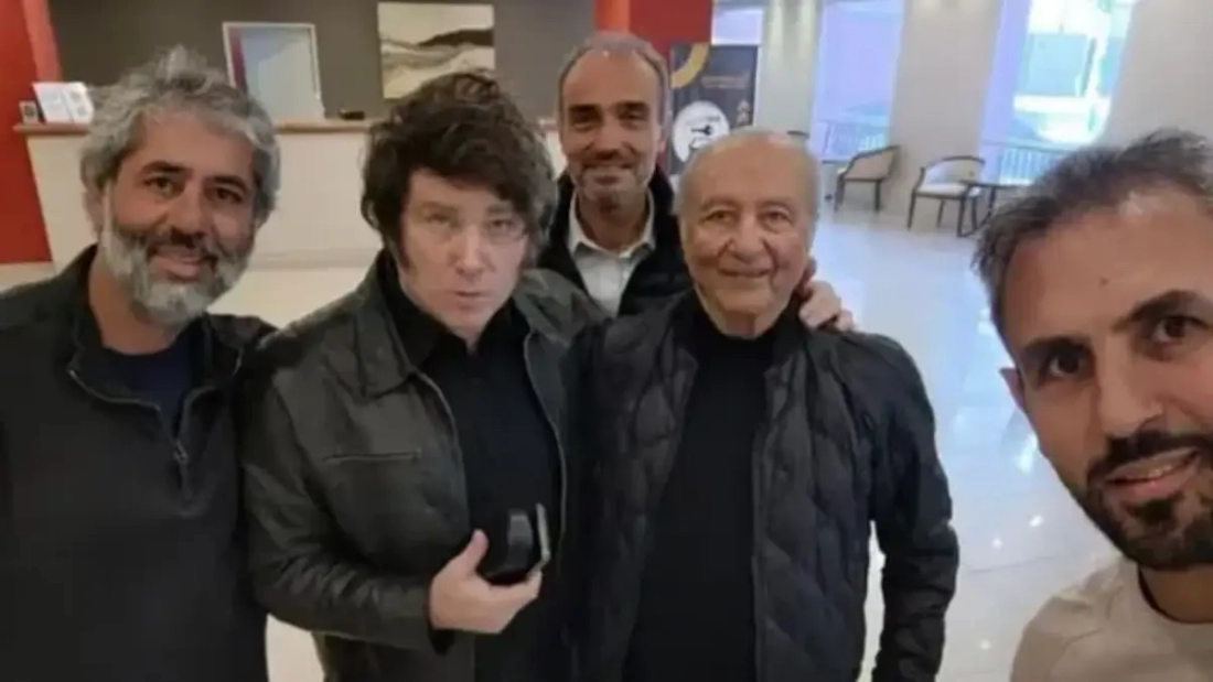 Milei con los Menem