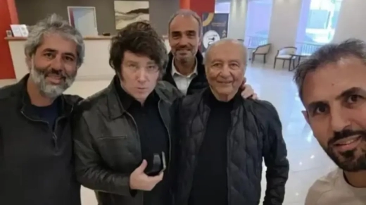 Milei con los Menem