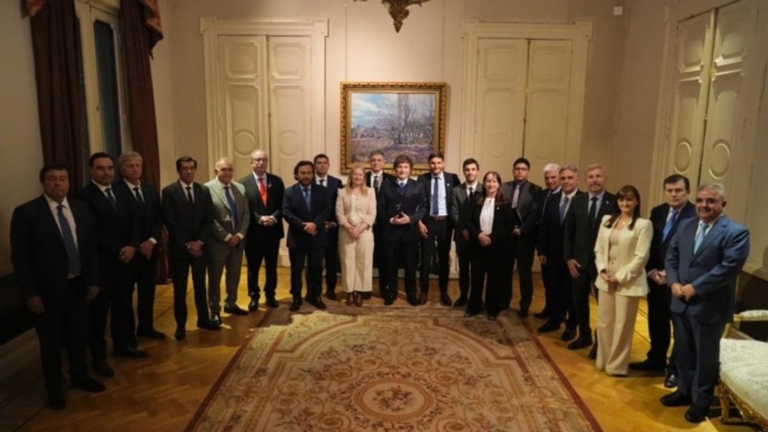 Milei con gobernadores